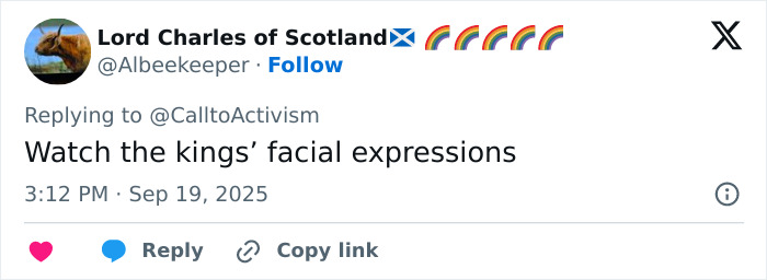King Charles displaying subtle signs of impatience through body language during a state visit with Donald Trump.