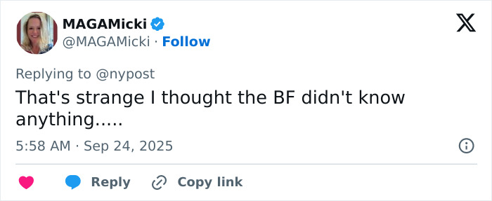 Screenshot of a Twitter reply discussing confusion about Tyler Robinson’s trans partner disappearance and neighbors’ reactions. Screenshot of a Twitter reply discussing confusion about Tyler Robinson’s trans partner disappearance and neighbors’ reactions.