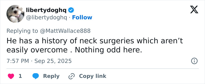 Screenshot of a tweet discussing Elon Musk and conspiracy theories related to his unusual actions at Charlie Kirk&rsquo;s funeral.