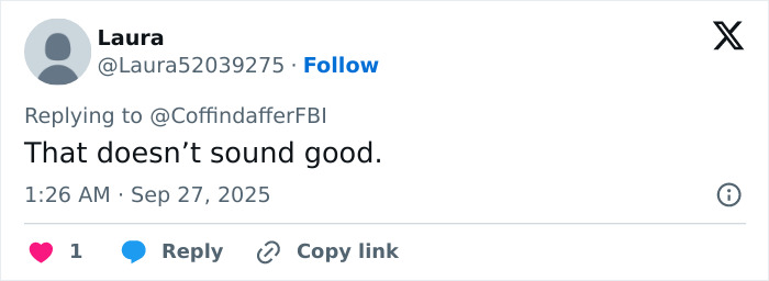 Screenshot of a social media reply expressing concern about the disturbing new twist in a cheerleader case.