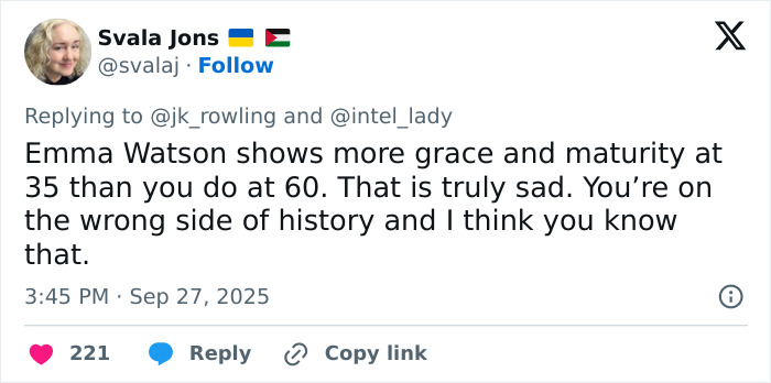 JK Rowling Reignites Emma Watson Feud In Scathing Post That Reveals Details Of Their Past