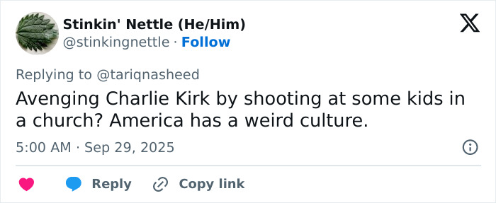 Tweet discussing avenging Charlie Kirk linked to Michigan church tragedy amid conspiracy theories after culprit identified Tweet discussing avenging Charlie Kirk linked to Michigan church tragedy amid conspiracy theories after culprit identified