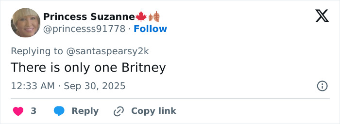 Sydney Sweeney dressed in a recreation of an iconic Britney Spears outfit, sparking mixed reactions from fans online.