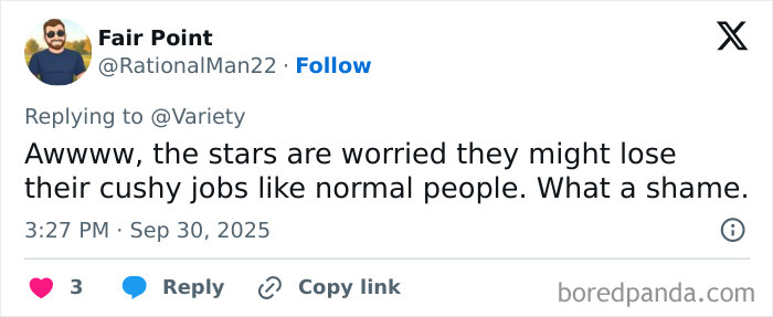 Screenshot of a tweet criticizing concerns over AI actress Tilly Norwood and Emily Blunt’s reaction at a film event. Screenshot of a tweet criticizing concerns over AI actress Tilly Norwood and Emily Blunt’s reaction at a film event.