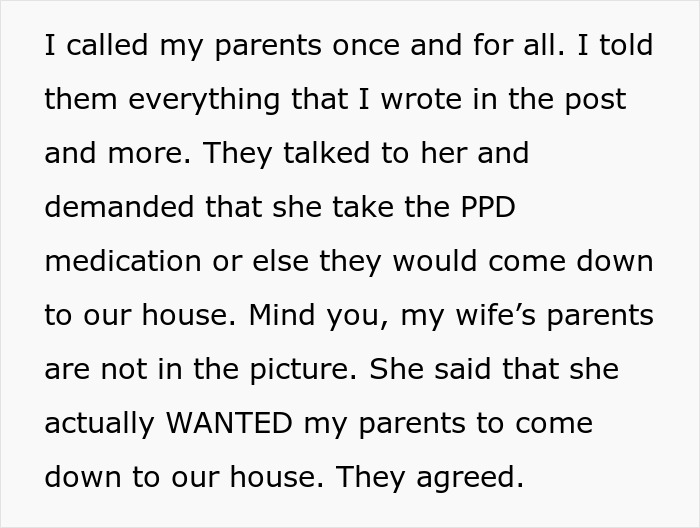 Text excerpt describing a husband dealing with the aftermath of his wife leaving toddlers behind to party with a new man.