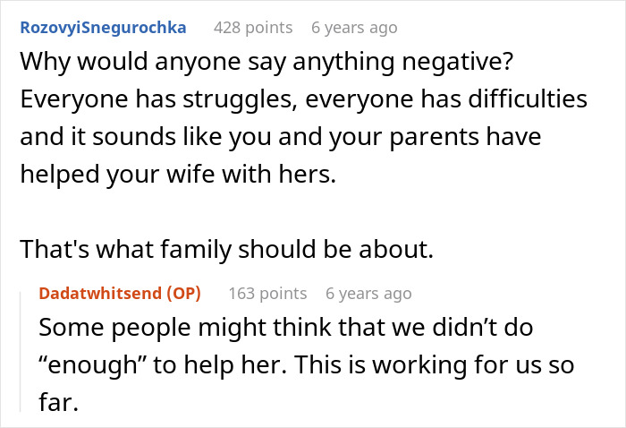 Reddit conversation about wife leaving toddlers behind to party with new man, husband dealing with family struggles and support.