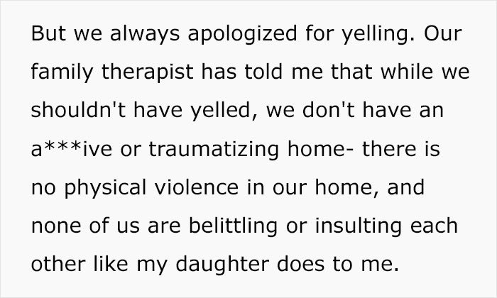 Text excerpt discussing a mom tormented daily by her 14-year-old daughter, addressing family therapy insights. Text excerpt discussing a mom tormented daily by her 14-year-old daughter, addressing family therapy insights.
