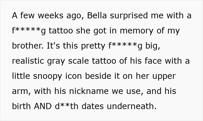 Man Is Honest About How Fiancée’s Tattoo Makes Him Feel, She Expected More Appreciation Man Is Honest About How Fiancée’s Tattoo Makes Him Feel, She Expected More Appreciation