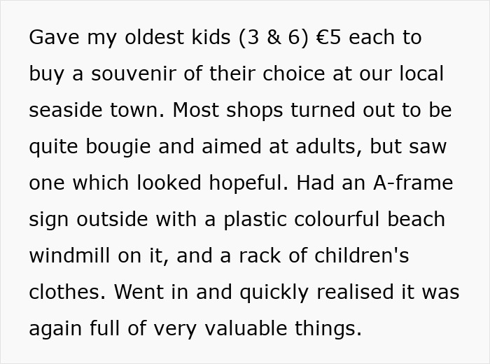 Parenting advice clash between British woman and French shop owner during seaside holiday visit. Parenting advice clash between British woman and French shop owner during seaside holiday visit.