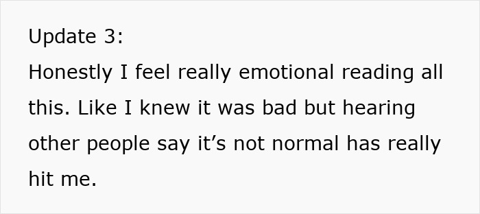Text update from dad taking care of son for the first time, expressing emotional reaction after forgetting to feed and change diaper.