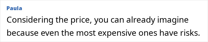 Comment text discussing risks associated with expensive butt lift procedures after plastic surgeon arrest incident.