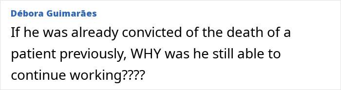 Comment expressing concern about a plastic surgeon&rsquo;s arrest after a mom&rsquo;s butt lift procedure goes wrong.