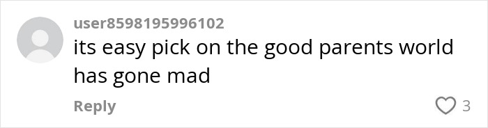 Comment post expressing frustration about parents and the world, related to furious mom pulling son from school after snack ban.