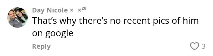 A social media comment discussing why there are no recent pictures of a former Nickelodeon child star living homeless at 36. A social media comment discussing why there are no recent pictures of a former Nickelodeon child star living homeless at 36.