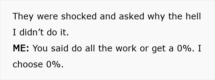 Alt text: Text highlighting group project fails due to lazy teammates expecting the smart one to do everything but he refuses.