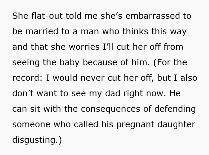Woman Refuses To Share Any Pregnancy Details With Husband After His Comment, He Misses The Birth
