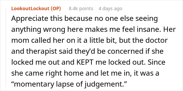 Excerpt from a discussion about a wife&rsquo;s reaction to her husband attending his sister&rsquo;s baby shower causing him emotional distress.