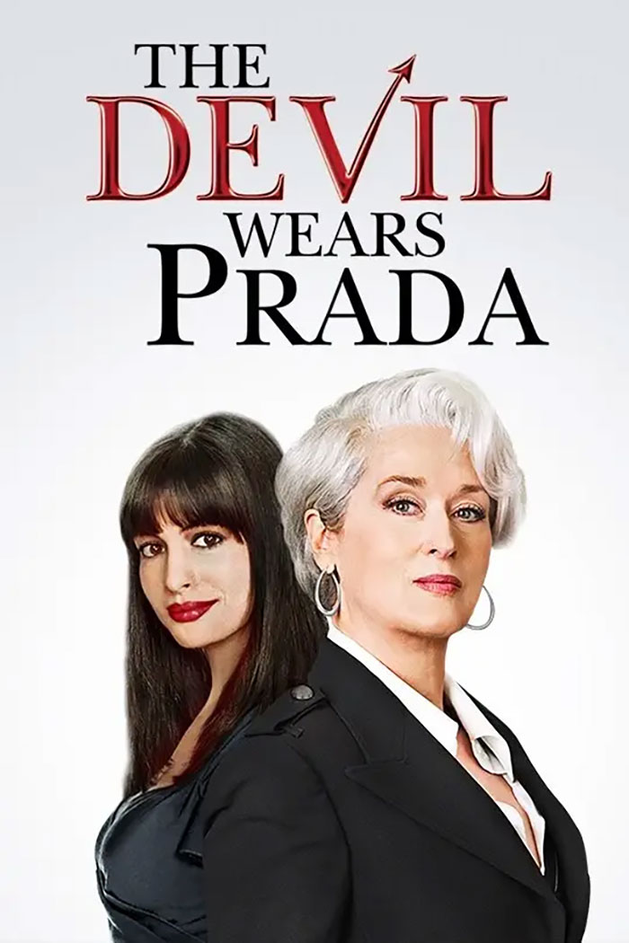 Poster of The Devil Wears Prada featuring two women, highlighting Anna Wintour's perspective on the iconic fashion film.