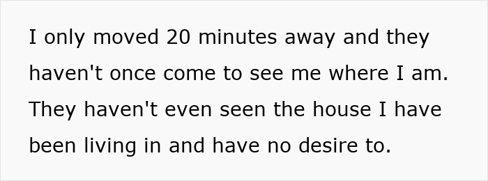 Text on a white background sharing a daughter's heartbreak as parents prefer watching TV all day over spending time with her.