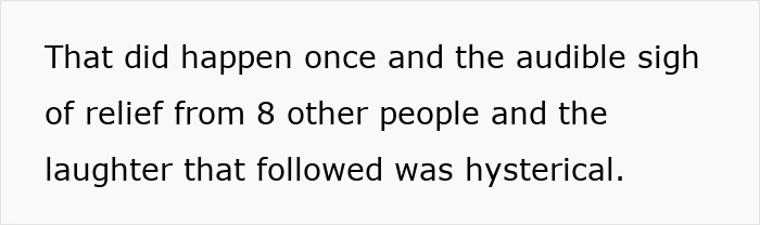 Text excerpt describing a chaotic moment with audible sighs and hysterical laughter during a schizophrenic man prank hospital visit.