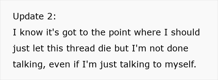 Text update about continuing to talk despite wanting the thread to die, related to toxic man behavior online.