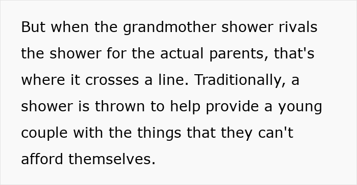 Grandmas having a baby shower sparks strong opinions about tradition and celebrating their new status in families.