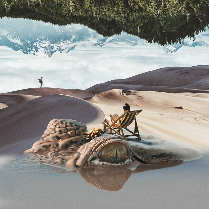40 Nature Inspired Collages Tha Will Make Your Brain Hurt