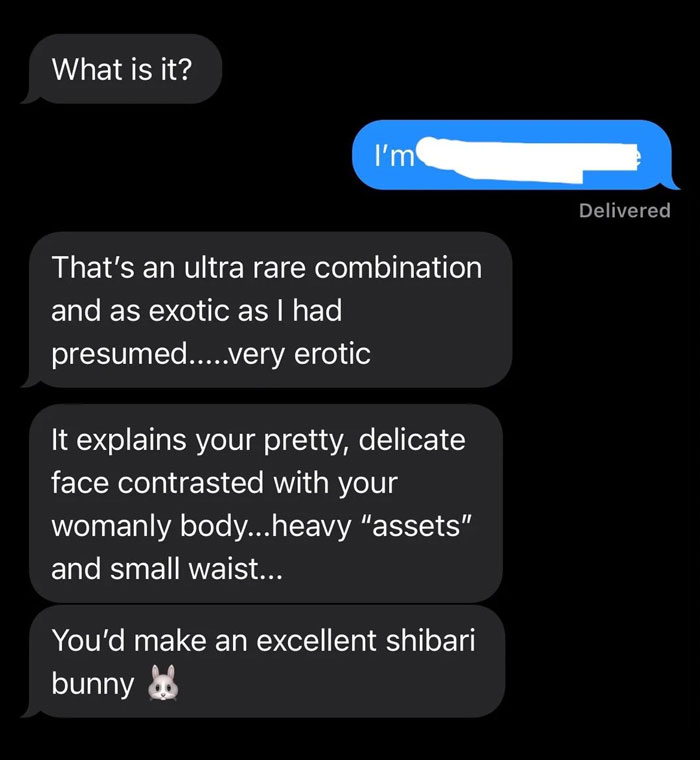 Text message conversation showing creepy Airbnb host sending inappropriate and worried woman receiving unwanted texts.