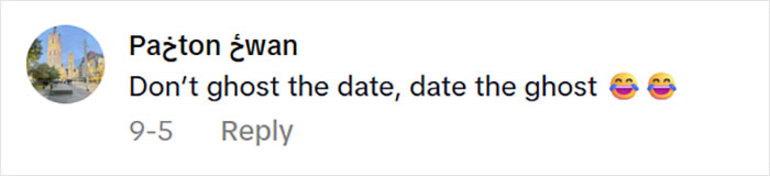 Screenshot of a social media comment meme reacting to an influencer's phrase about job your love.