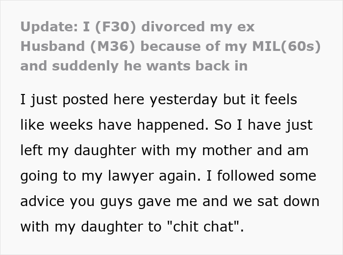 Screenshot of a forum post discussing a mother-in-law poisoning toddler with essential oils, husband shocked, wife leaves.