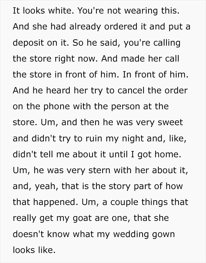 &ldquo;You Think You Can Hurt Me?&rdquo; MIL Decides A Wedding Gown Is A Great Choice For Son's Wedding