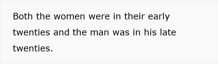 Alt text: Two women and one man in their twenties, illustrating a toxic man romantically involved with both women simultaneously.