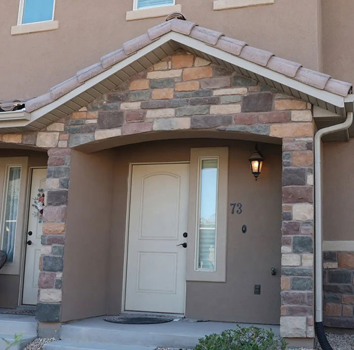 Front entrance of a suburban house where Tyler Robinson's trans partner disappeared, neighbors breaking silence about the case Front entrance of a suburban house where Tyler Robinson's trans partner disappeared, neighbors breaking silence about the case