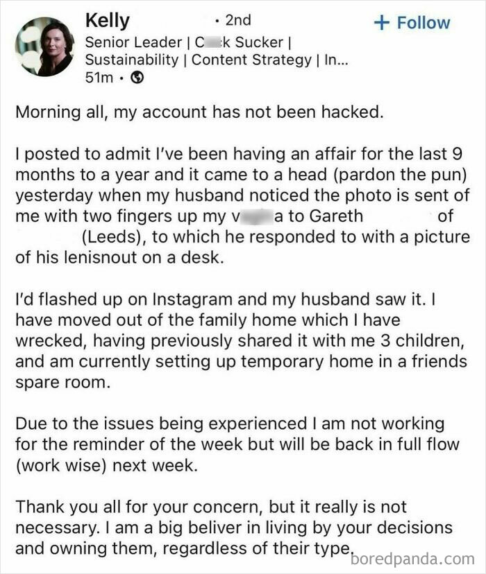 Screenshot of a LinkedIn post illustrating the impact of hustle culture on personal life and relationships.