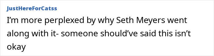 Comment from online user criticizing Catherine Zeta-Jones for a creepy remark about a 12-year-old fan on social media.