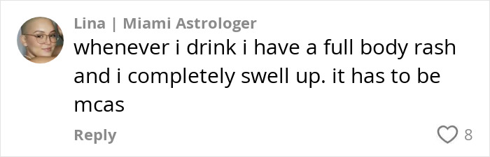 Comment from a woman describing allergy symptoms that doctors failed to diagnose, key to solving medical mystery quickly. Comment from a woman describing allergy symptoms that doctors failed to diagnose, key to solving medical mystery quickly.