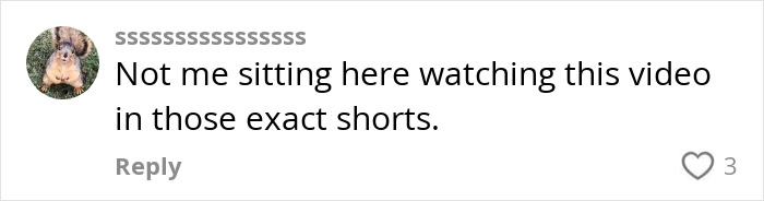 Comment about woman shocked after best friend ends friendship over mom shorts, showing a squirrel profile picture and text.