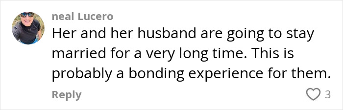 Comment on social media post about new bride's side piece exposing her cheating in front of husband during wedding week. Comment on social media post about new bride's side piece exposing her cheating in front of husband during wedding week.