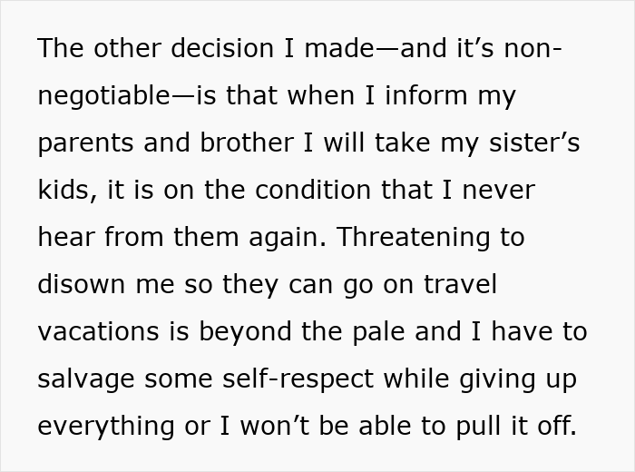 Text excerpt about woman’s life turning upside down after late sister’s dying wish on taking sister’s kids with family conflict. Text excerpt about woman’s life turning upside down after late sister’s dying wish on taking sister’s kids with family conflict.