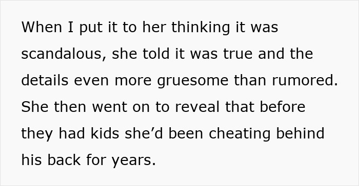 Text excerpt about woman&rsquo;s hidden affairs revealed after years, causing best friend to struggle with trust issues.