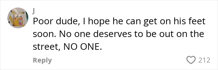 Comment expressing sympathy for a former Nickelodeon child star living homeless, hoping for a better future soon. Comment expressing sympathy for a former Nickelodeon child star living homeless, hoping for a better future soon.