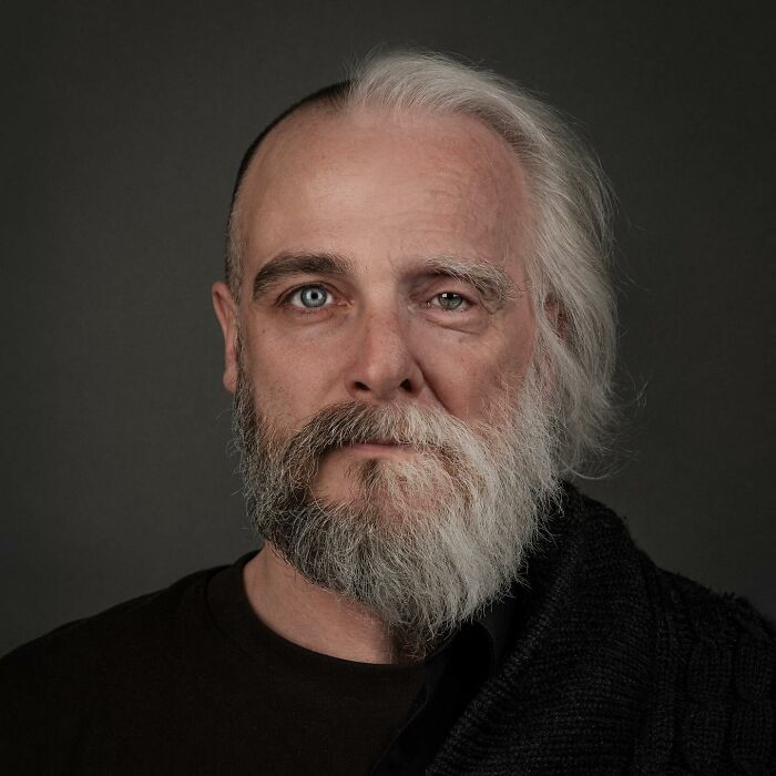 A side-by-side genetic portrait showing strong family DNA through distinct facial features and hair color differences.