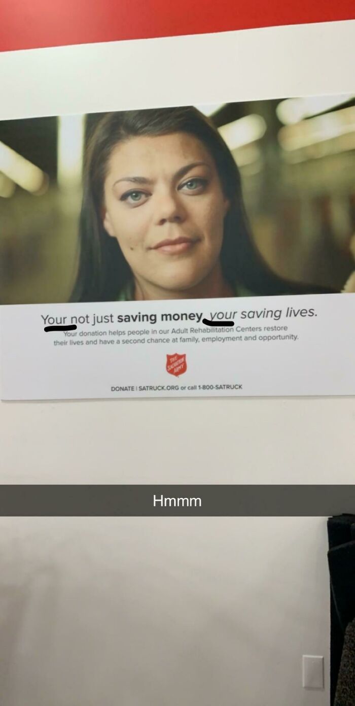 Woman in a social media post with a grammatical error, highlighting companies that failed miserably on social media.