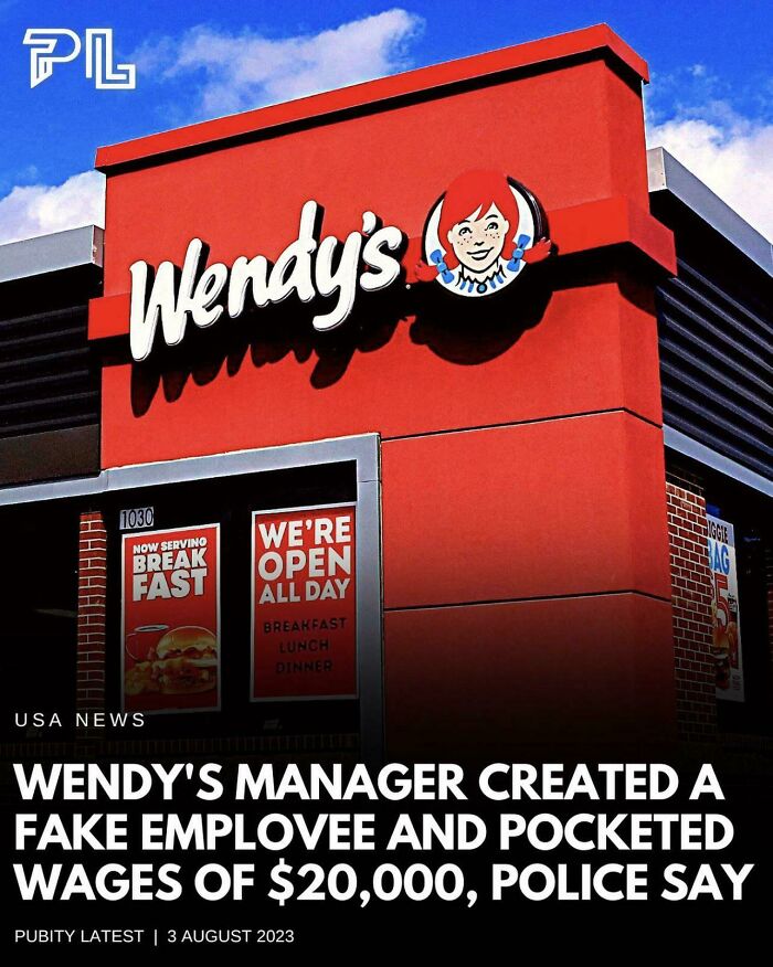 Wendy's restaurant exterior highlighting challenges and nightmare parts of working in 2025 for employees and managers.