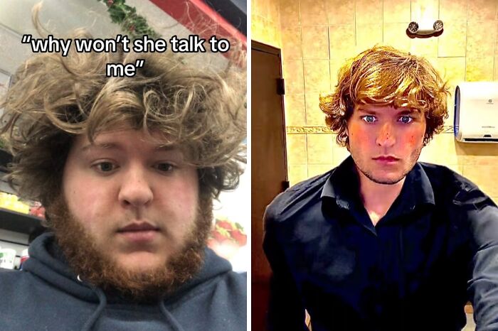 Before and after transformation showing a young man’s incredible change after deciding he needed to change.