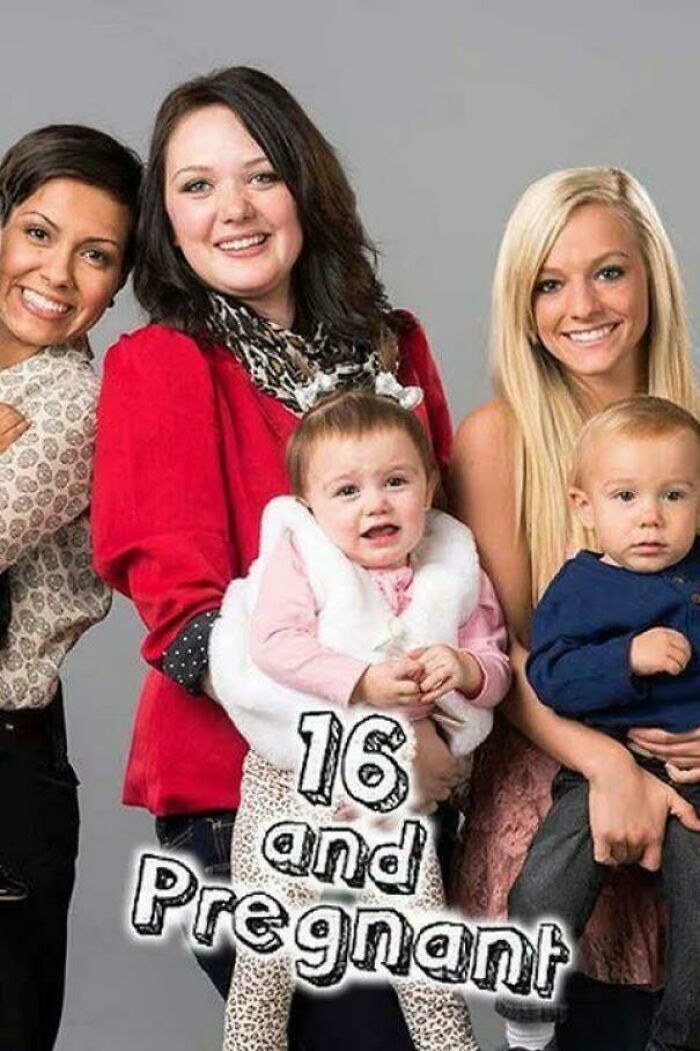 Four women smiling and holding children, illustrating random comparisons that might mess with perception of time.