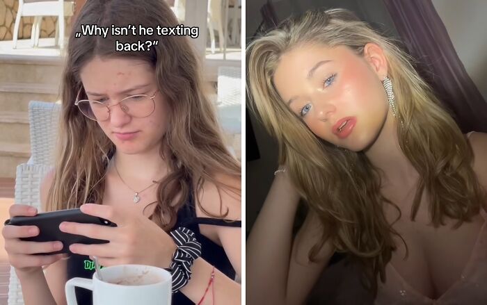 Side-by-side image showing a girl’s before and after transformation illustrating incredible personal changes.