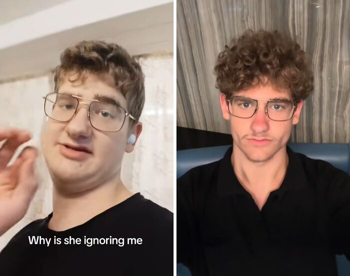 Side-by-side image showing a man’s incredible transformation with updated hairstyle and appearance after deciding to change.