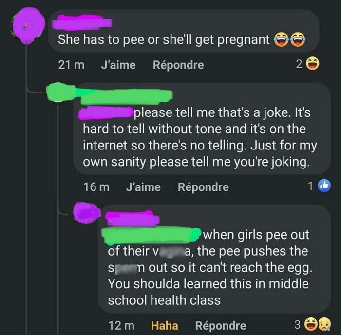 Online conversation showing embarrassment and confidence, illustrating people being embarrassingly wrong with overconfidence.