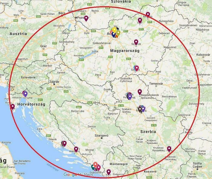 Map highlighting key locations in Central Europe, illustrating informative maps that offer new perspectives on our world.